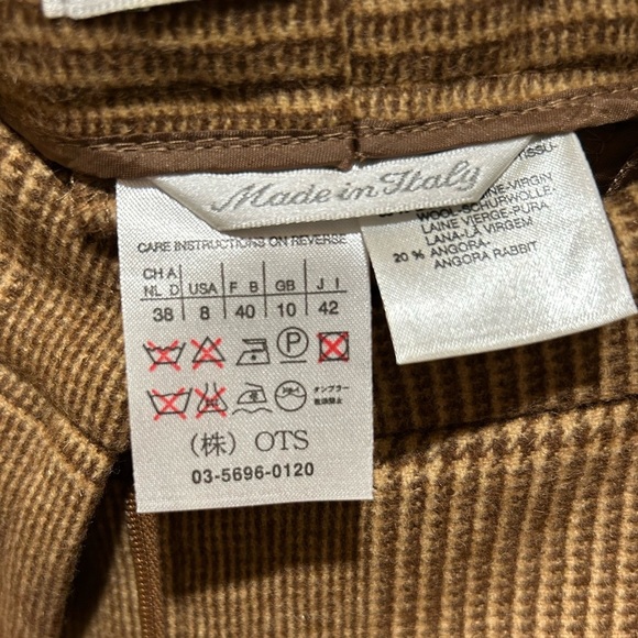 MaxMara Virgin Wool/Angora Blend Pants - 8 - Picture 3 of 5